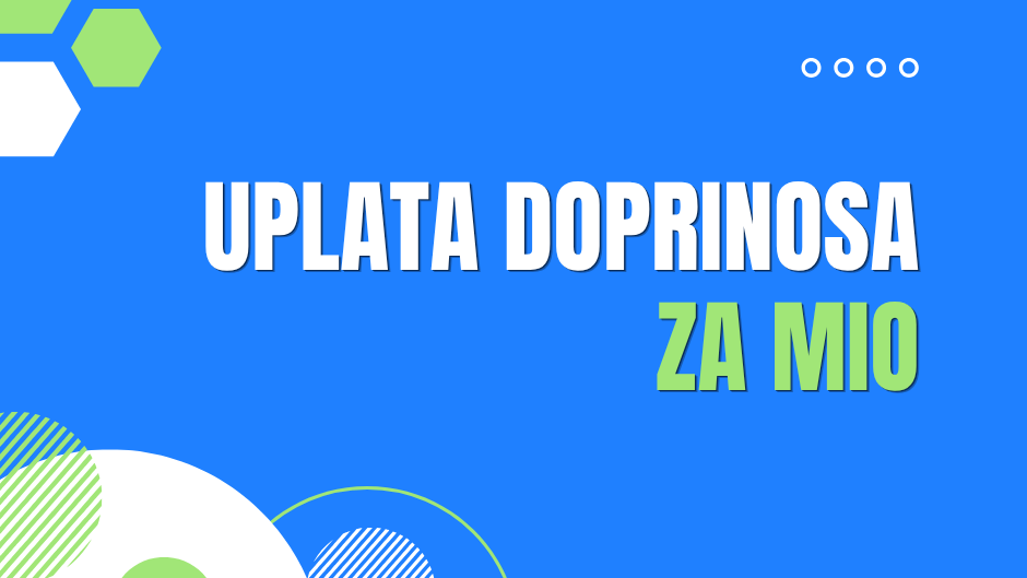 Uplata doprinosa za MIO - Dokup staža